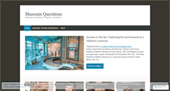 Desktop Screenshot of museumquestions.com