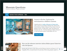 Tablet Screenshot of museumquestions.com